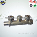 brass 3 way manifold in valves